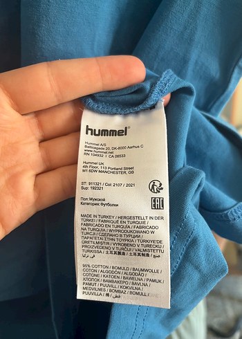 Hummel Hummel V yaka tişört