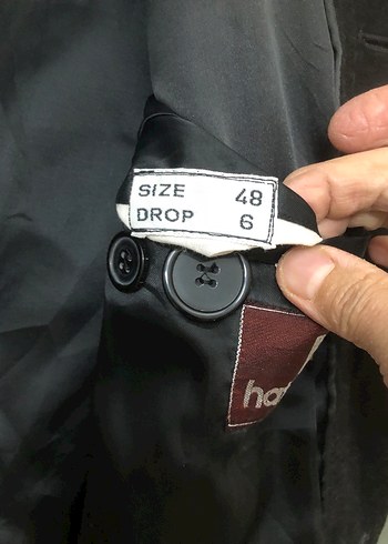48 Beden siyah Renk HATEMOĞLU YÜN PALTO