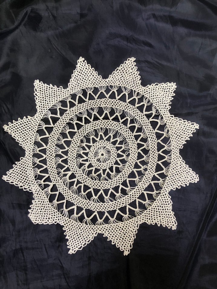 İĞNE OYASI GÖRÜNÜMLÜ FLOŞ DANTEL TAKIM - Görsel 4