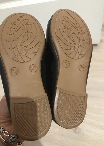 Kız Çocuk Siyah Fiyonk Detaylı Babet - Görsel 4