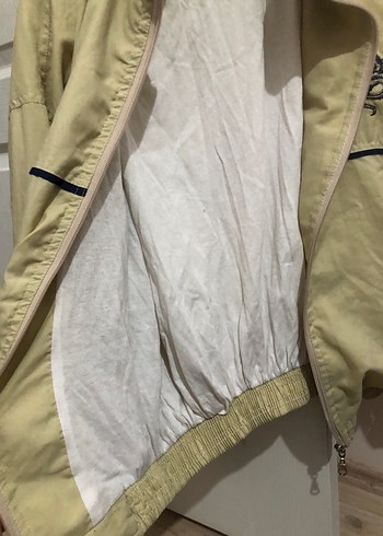 Bej Fermuarlı Rahat Kesim Çocuk Ceket - Görsel 3