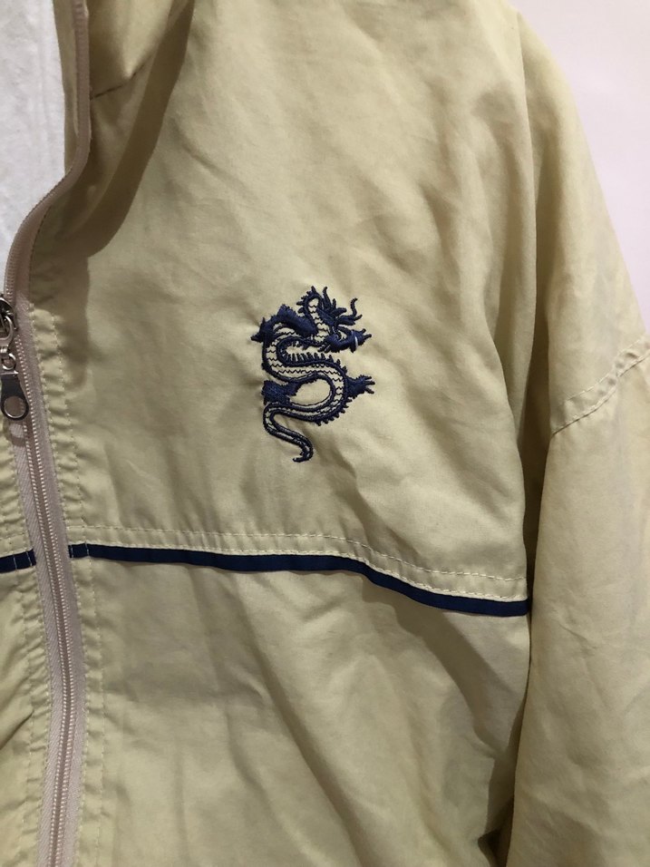 Bej Fermuarlı Rahat Kesim Çocuk Ceket - Görsel 2