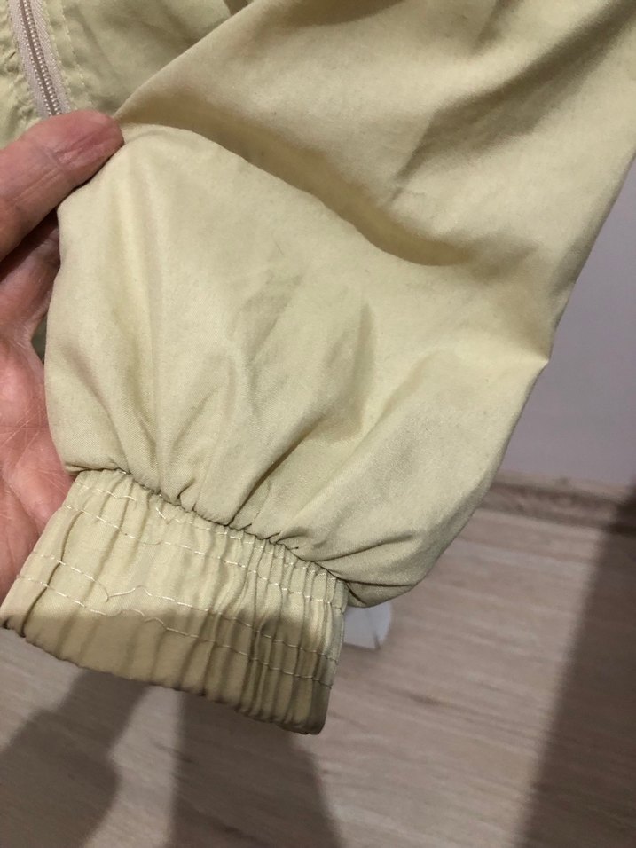 Bej Fermuarlı Rahat Kesim Çocuk Ceket - Görsel 5