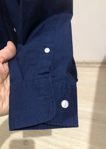 Lacivert Regular Fit Erkek Ofis Gömleği - Görsel 8