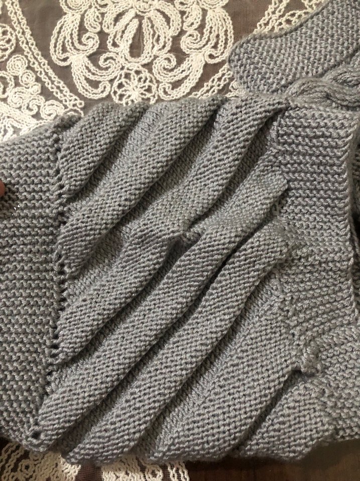 Gri El Örgüsü Kadın Bere Ve Boyunluk - Görsel 5