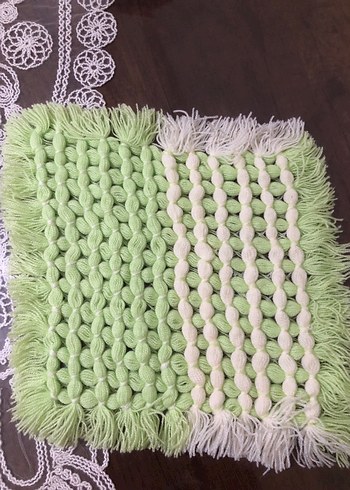 Renkli El Örgüsü Banyo Lifleri - Görsel 3