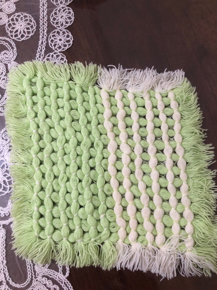 Renkli El Örgüsü Banyo Lifleri - Görsel 3