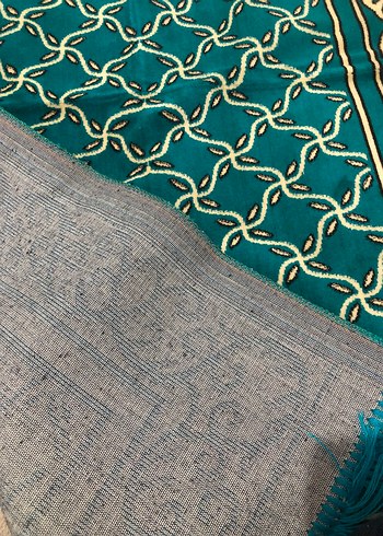 Turkuaz Kadife seccade - Görsel 4