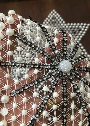 Yıldız Desenli Geleneksel El İşi Örtü - Görsel 5