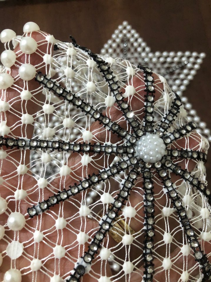 Yıldız Desenli Geleneksel El İşi Örtü - Görsel 5