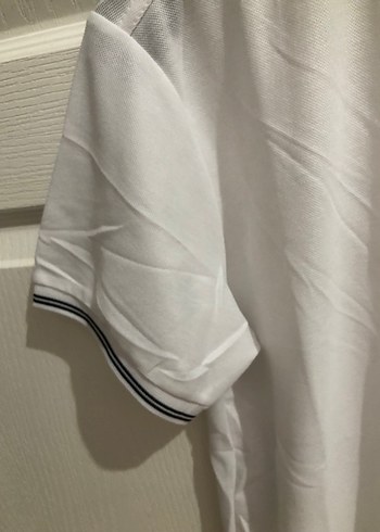 Erkek Beyaz Kısa Kollu Polo Tişört - Görsel 5