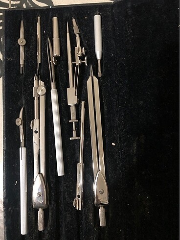 ANTİKA KINEX ÇEKOSLOVAKYA PERGEL TAKIMI - Görsel 4