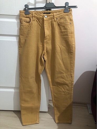 HARDAL RENGİ KOT PANTOLON