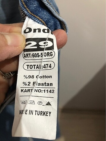 29 Beden BAYAN KOT PANTOLON