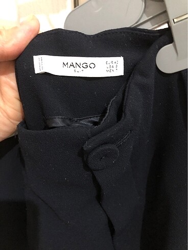 40 Beden lacivert Renk MANGO KUMAŞ PANTOLON