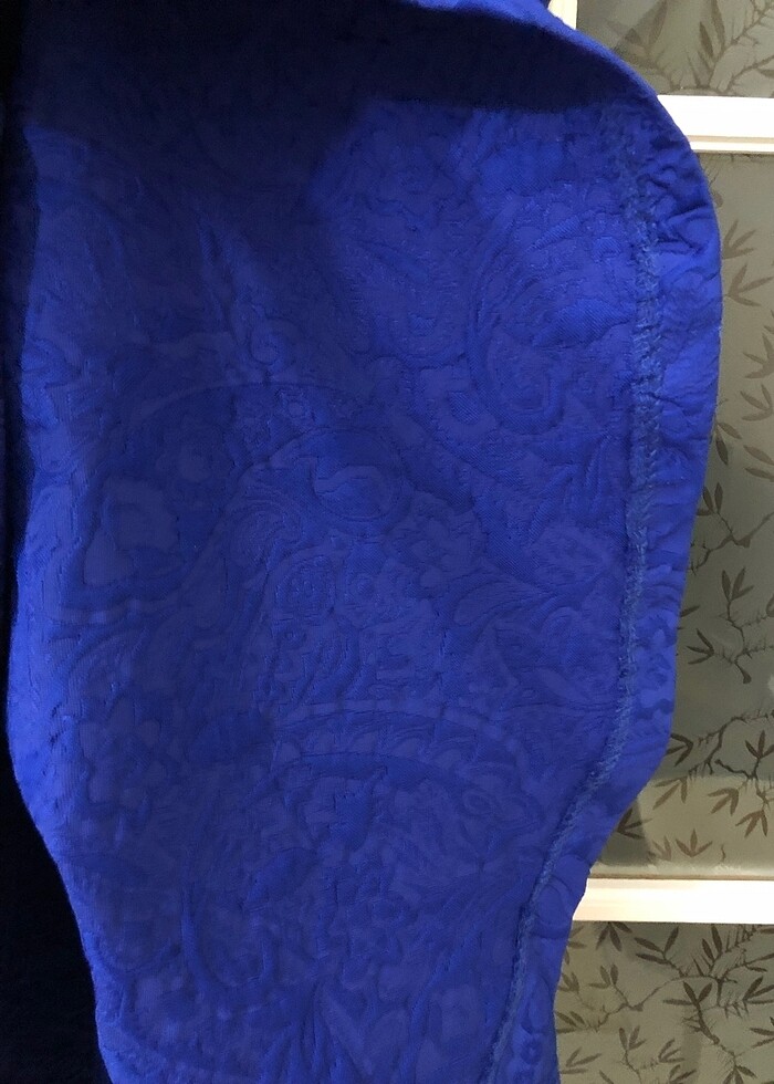 SAKS MAVİSİ ABİYE KISA ELBİSE - Görsel 5