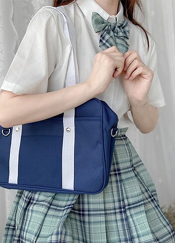  Beden Mavi okul çantası japon
