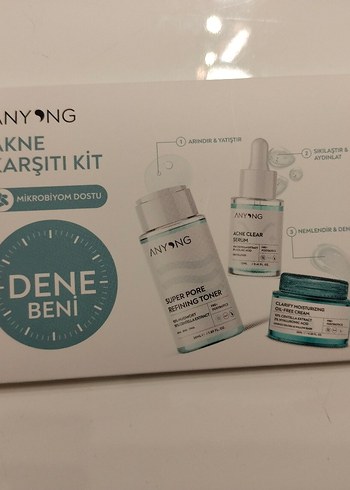 Anyong Akne Karşıtı Cilt Bakım Tester Seti - Görsel 3