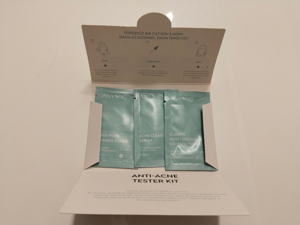 Anyong Akne Karşıtı Cilt Bakım Tester Seti - Görsel 2