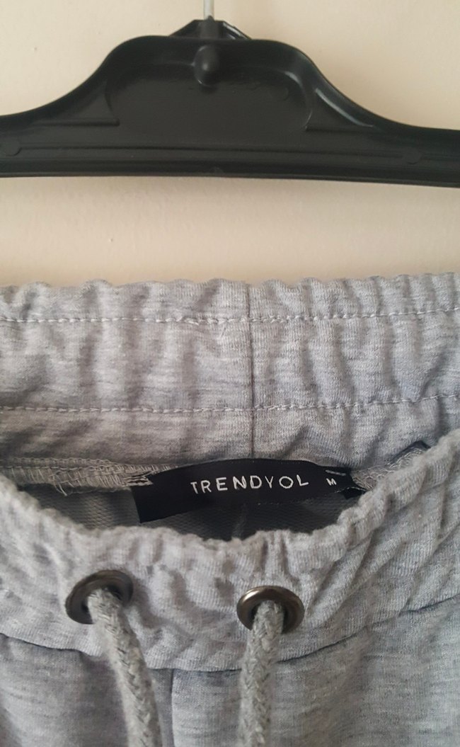 Gri Salaş Kesim Kadın Eşofman Altı - Görsel 4