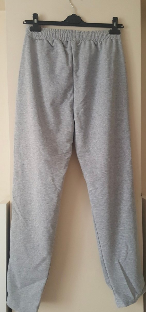 Gri Salaş Kesim Kadın Eşofman Altı - Görsel 5