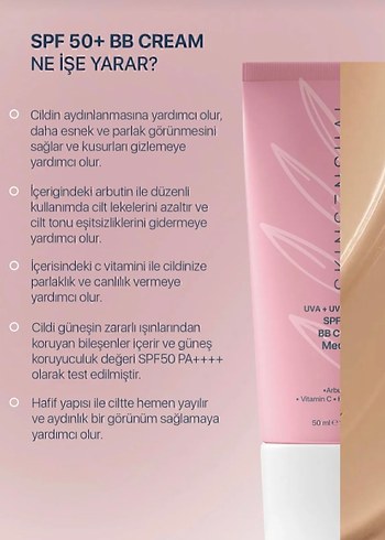 Skin Sensual BB Krem SPF50 PA++++ Beige - Görsel 5