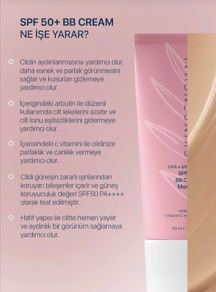 Skin Sensual BB Krem SPF50 PA++++ Beige - Görsel 5