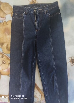 İki renkli trendyol milla mom jeans