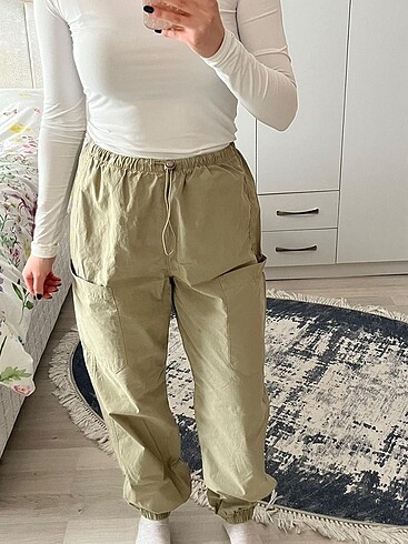 s Beden Koton marka paraşüt pantolon