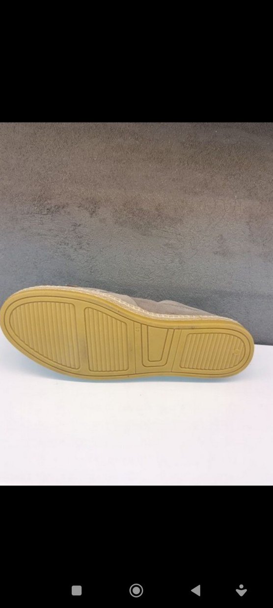 Gri Süet Erkek Espadril Ayakkabı - Görsel 5