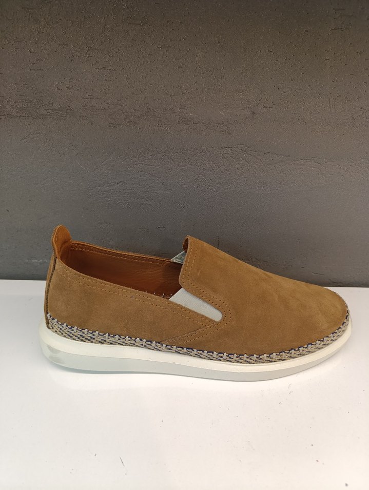 Erkek Süet Kahverengi Espadril - Görsel 2