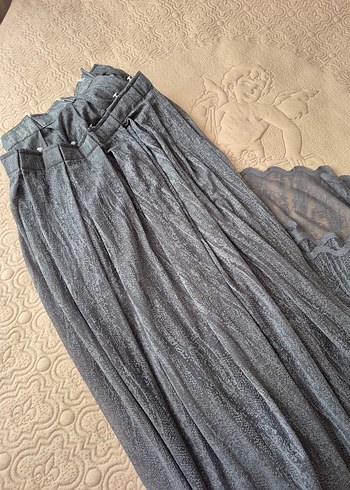 Gri Gölgeli Gotik Tarz Perde - Görsel 2