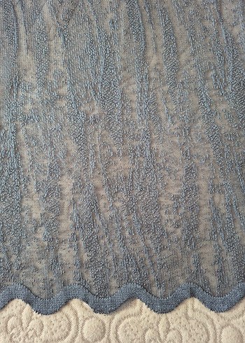 Gri Gölgeli Gotik Tarz Perde - Görsel 3