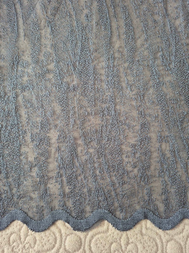 Gri Gölgeli Gotik Tarz Perde - Görsel 3