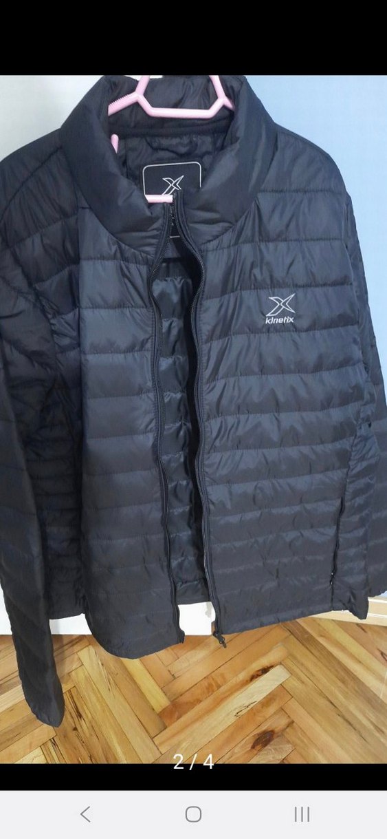 Erkek Siyah Fermuarlı Spor Mont - Görsel 2