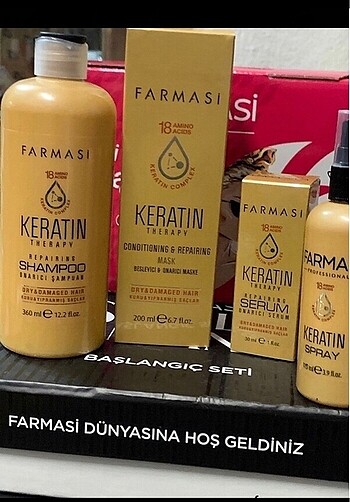 Farmasi keratin set ve vücut spreyi