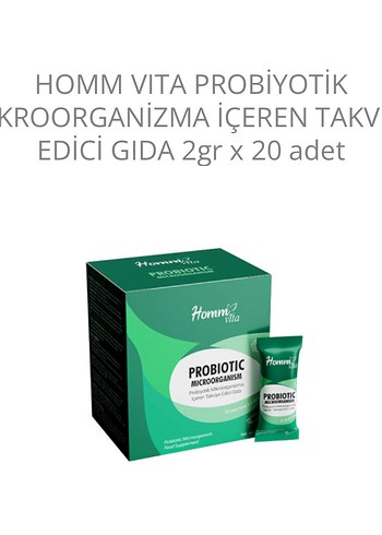 Homm Vita Probiyotik Takviye 20'li Paket