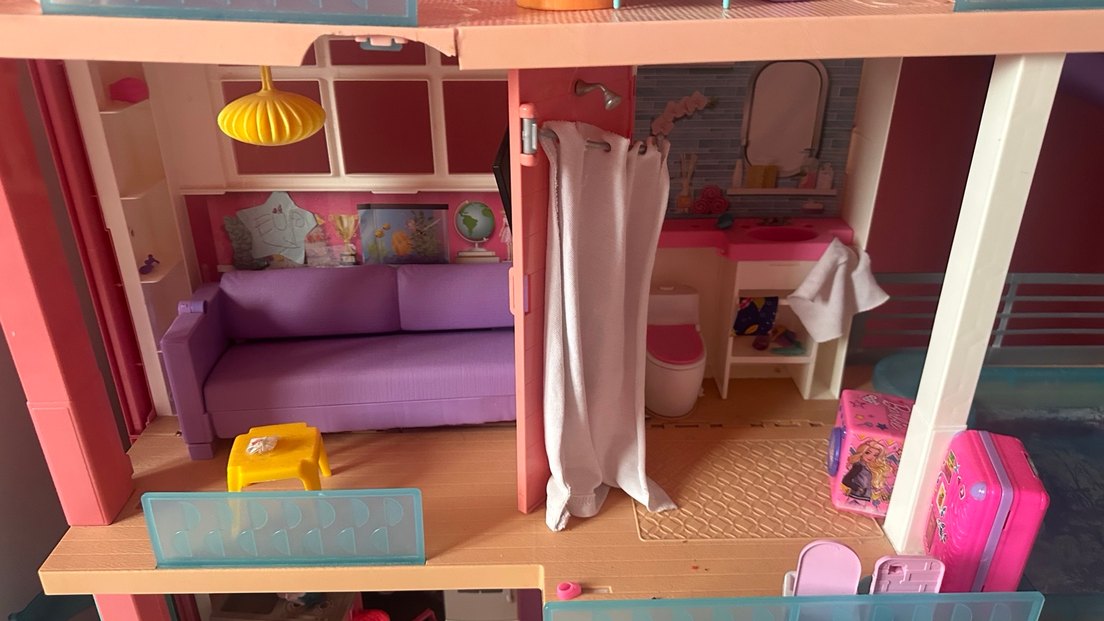 Pembe Barbie Oyuncak Evi - Görsel 4