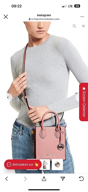 Etiketli michael kors çanta