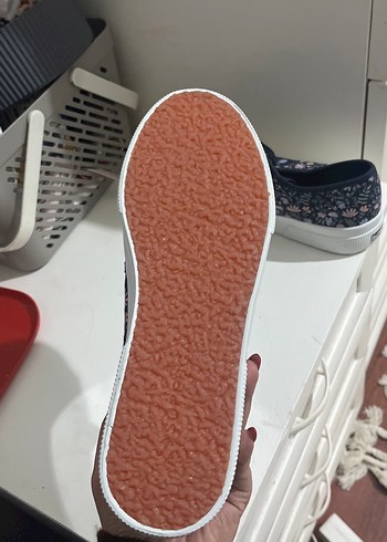 Superga Çiçek Desenli Platform Topuklu Kadın Spor Ayakkabı - Görsel 2