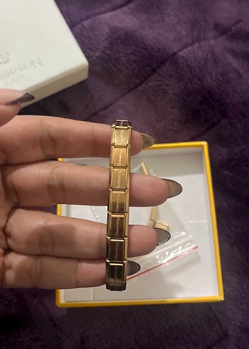 NOMINATION ITALY bileklik. Eklemeleri de mevcut. - Görsel 3