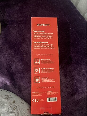 Diğer Starcom saç kurutma fırçası