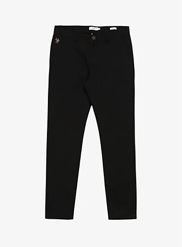 34 Beden U.S. Polo Assn. Slim Fit Siyah Erkek Pantolon