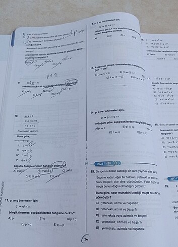  Bilgi Sarmal 9.sınıf matematik soru bankası 