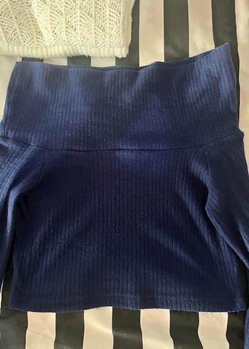 Mavi Triko Uzun Kollu Kadın takım - Görsel 2