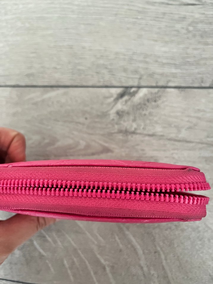 Pembe Deri Fermuarlı Kadın Cüzdan - Görsel 2