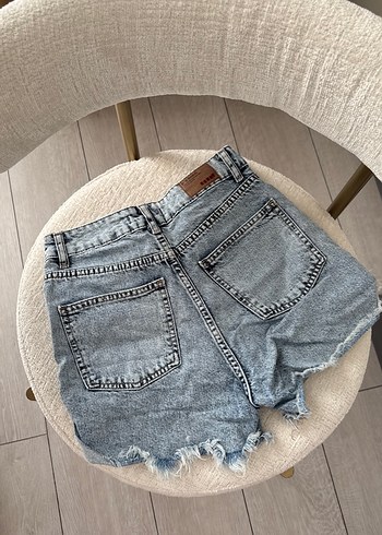 34 Beden mavi Renk Kadın Mini Kot Şort