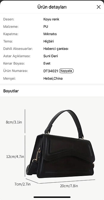 Diğer Siyah küçük çanta