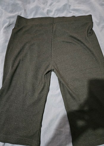 Siyah Mini Kadın Kumaş Pantolon/Tayt/Kapri - Görsel 2