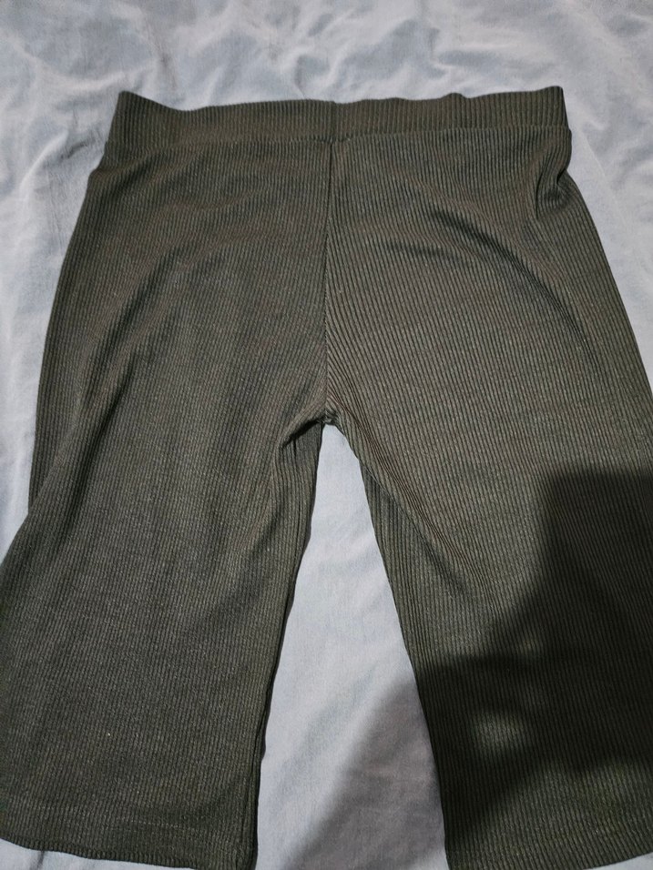 Siyah Mini Kadın Kumaş Pantolon/Tayt/Kapri - Görsel 2